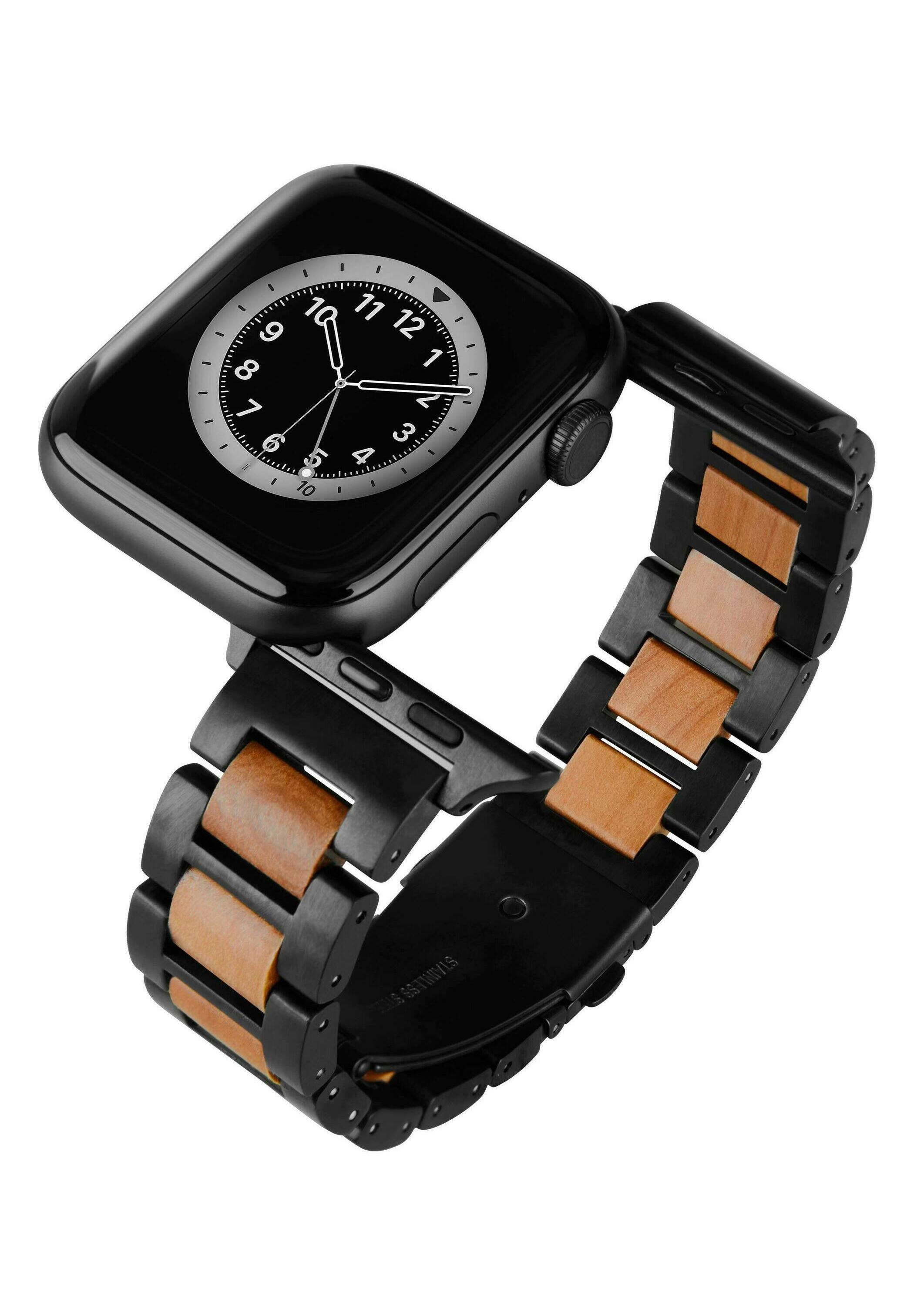 LAIMER SMARTWATCH WRISTBAND FOR APPLE-WATCH - Orologio - schwarz/apfel/nero  - Zalando