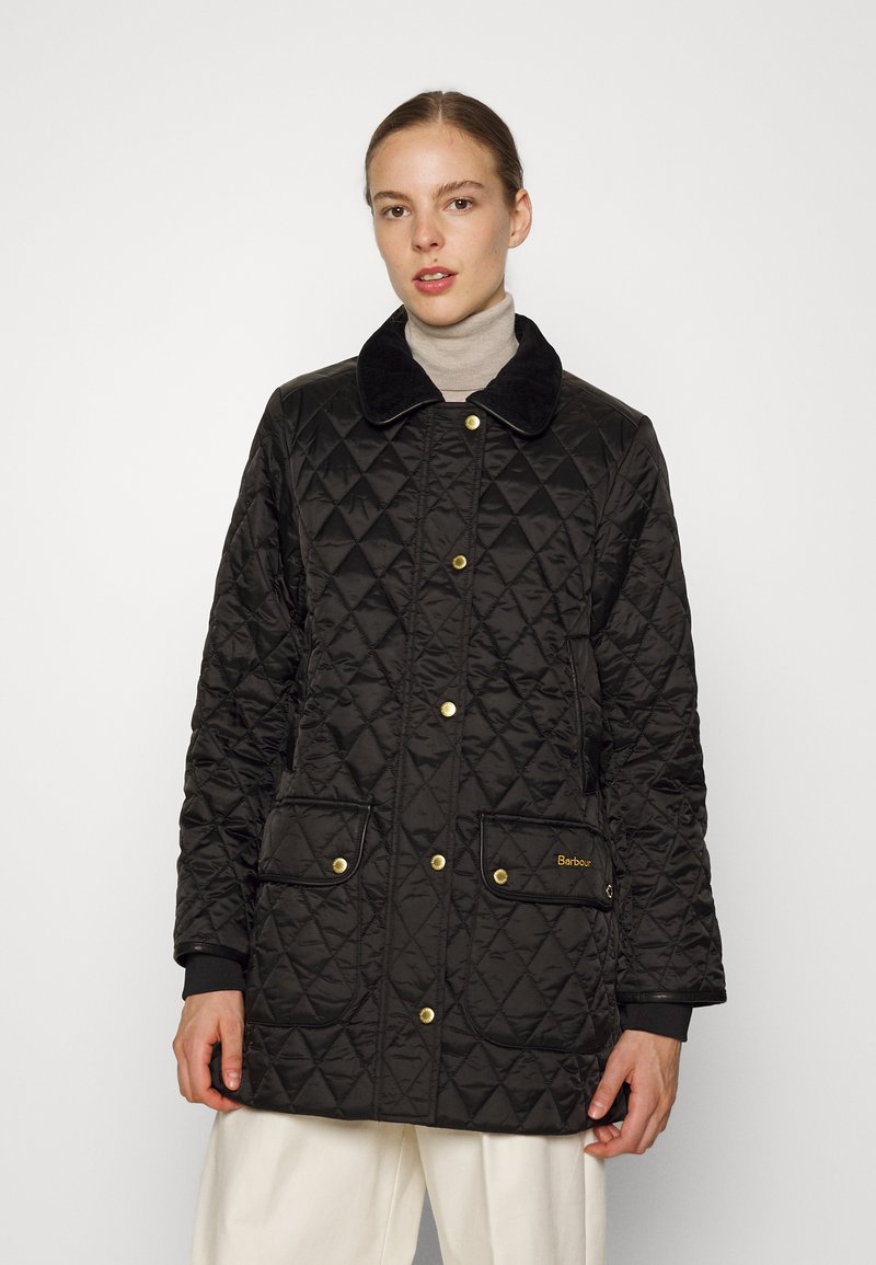 Barbour KILMARIE QUILT BEADNELL Klasszikus kabát black/ancient