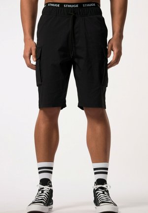 ELASTICATED WAISTBAND - Shorts - black