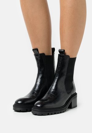 Billi Bi Stivaletti con plateau - black