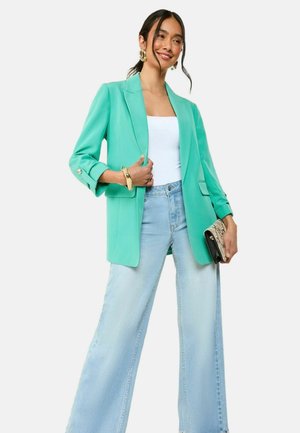 Friends Like These REGULAR FIT - EDGE TO EDGE TAILORED SLEEVE DETAIL  - Pitkä takki - bright green