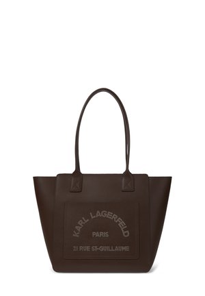 KARL LAGERFELD, K/ DAILY MD TOTE - Τσάντα χειρός - tobacco