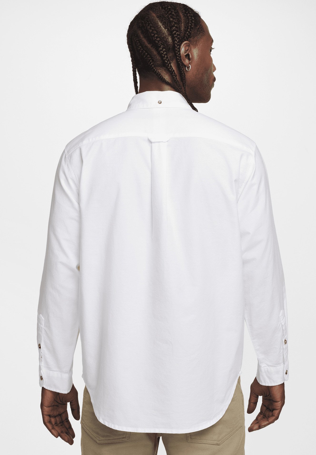 nike long sleeve button down shirt