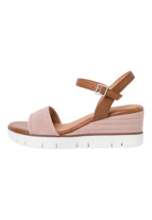 Sandalias con plataforma - rose comb