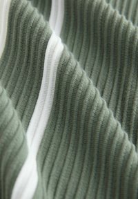 Next REGULAR FIT - TEXTURED STRIPE - Camisa - green white