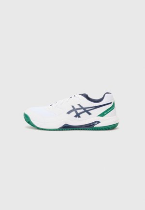 GEL DEDICATE 8 CLAY - Clay court tennis shoes - white/midnight