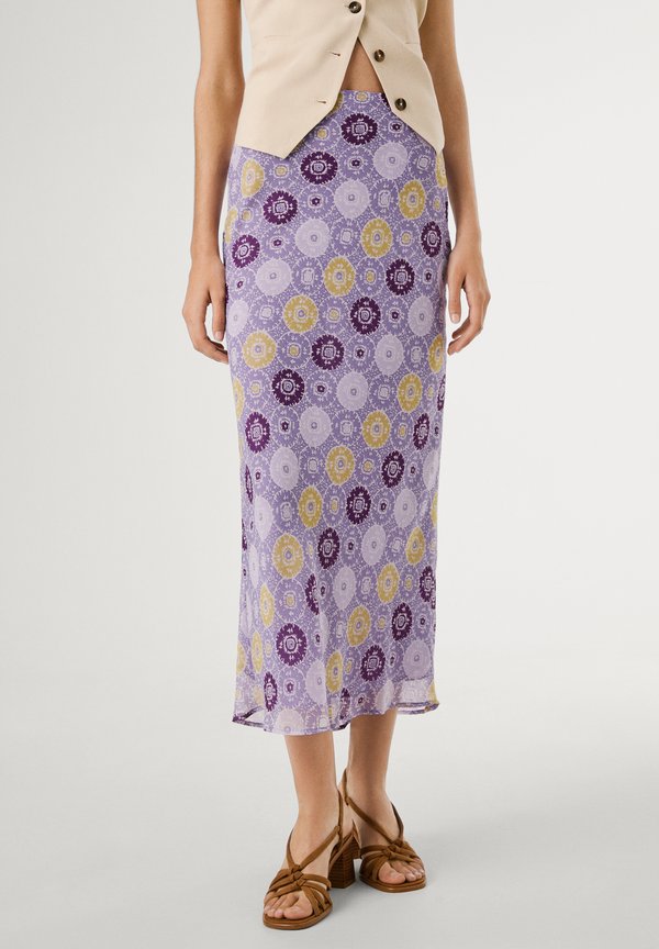 LULY - Maxi skirt - violet