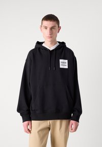 Barbour International MICRO BLOCK GRAPHIC HOODIE - Camisola - black