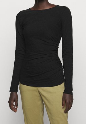Langærmet T-shirt - black