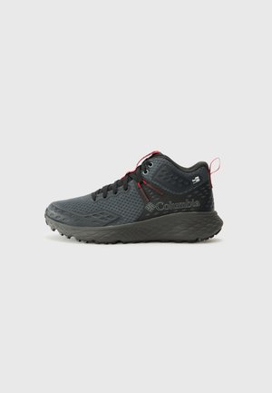 KONOS - Hiking shoes - dark grey/mountain red