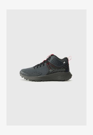 Columbia KONOS - Sapatos de caminhada - dark grey/mountain red