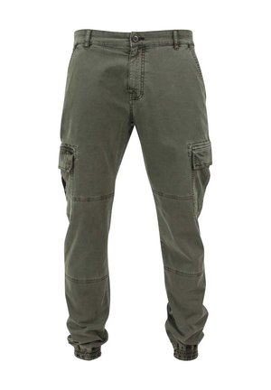 Urban Classics WASHED JOGGING - Pantalon cargo - olive