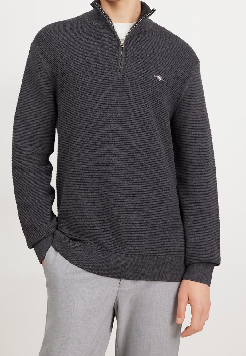 GANT Strickpullover - mottled grey