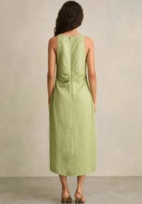Reiss REGULAR FIT - PARI RUCHED SLEEVELESS MIDI  - Dnevna haljina - green