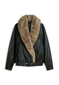 Műbőr dzseki - black