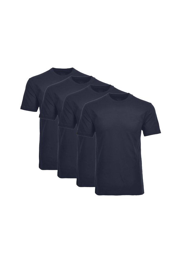 4ER PACK - 1/2 ARM, UNTERHEMD, RUNDHALS - Basic T-shirt - dunkelblau
