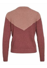 VILA RUNDHALS - Džemperis - burnt henna