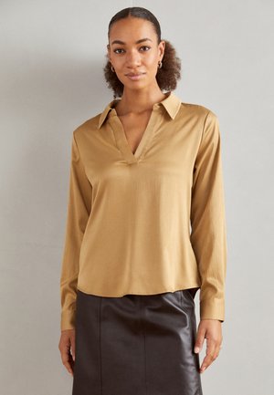 FITTED SHIRT - Bluse - tigers eye