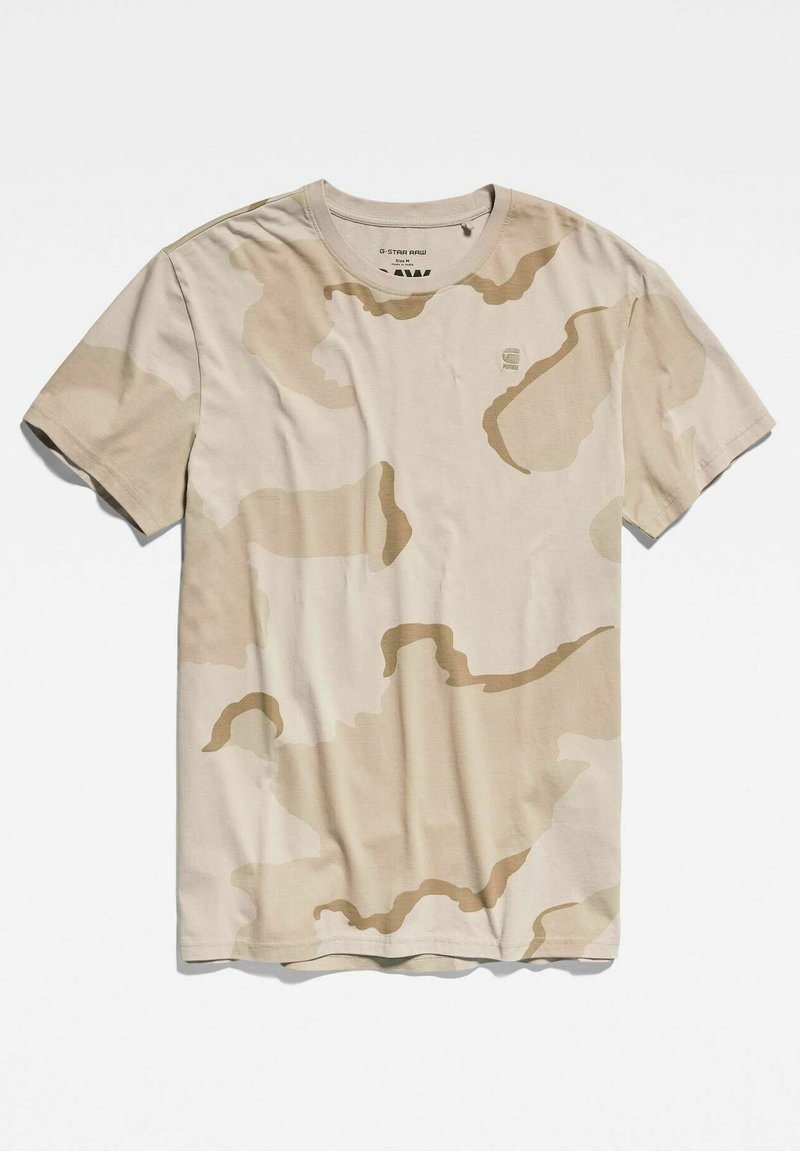 G-Star T-shirt print beige