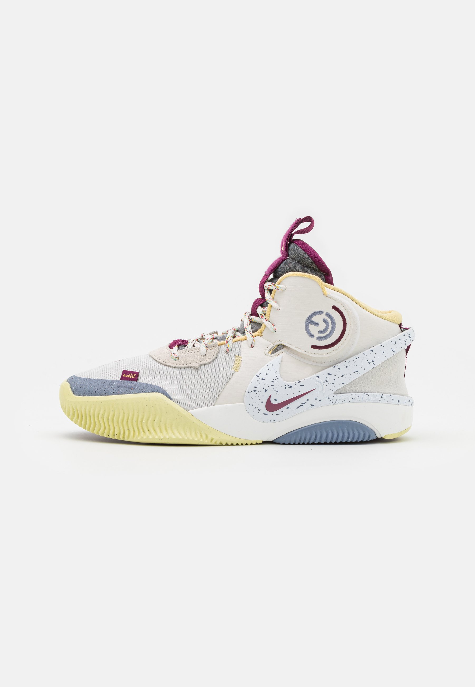 Nike Performance AIR DELDON - Basketbalschoenen -  phantom/sangria/zinnia/donkergrijs - Zalando.nl