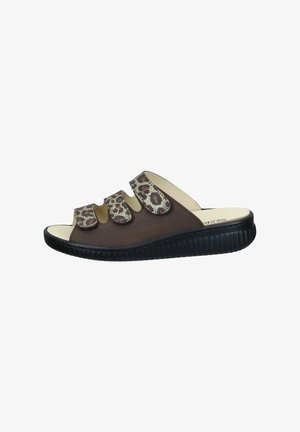 Dr. Brinkmann CHELVA - Pantolette flach - leo braun