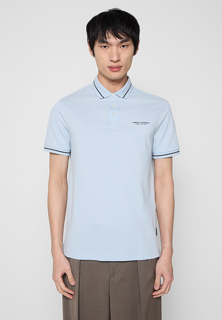 Armani Exchange Poloshirt blauw Armani Exchange Poloshirt blauw