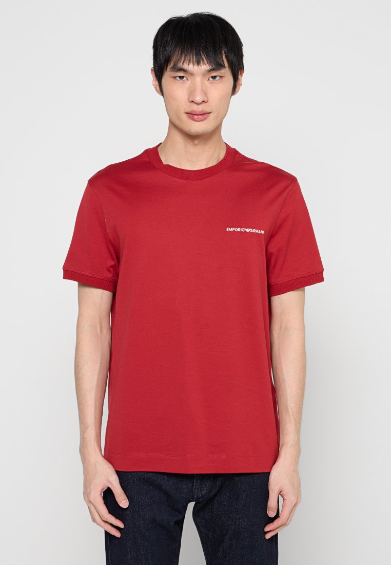 Emporio Armani T-shirt basic rood