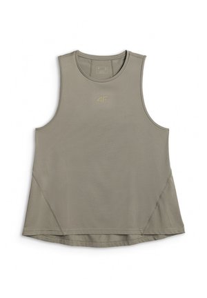 4F, 4F TOP TRENINGOWY LOOSE SZYBKOSCHNĄCY DAMSKI - NIEBIESKI S - Top - green