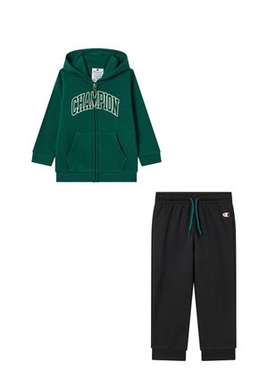 HOODED FULL ZIP SET - Chándal - green