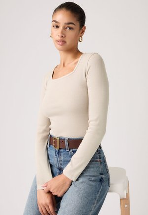 ESSENTIAL - Pikkade varrukatega topp - chateau gray