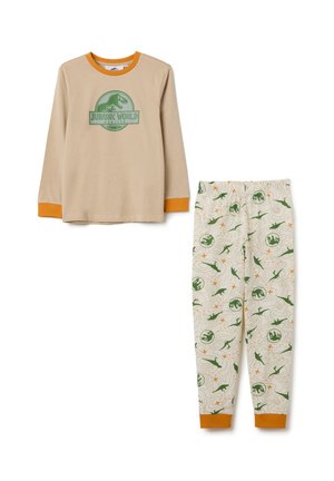 WITH JURASSIC WORLD SET - Pyjama set - beige