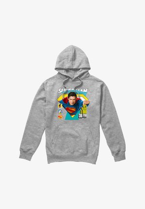 Cotton Soul, SUPERMAN 2025 COMIC FLIGHT - Hoodie - mottled light grey