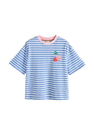 Little Bird, REGULAR FIT - BOXY T-SHIRT - T-Shirt print - cherry applique stripe