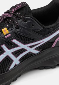 ASICS TRAIL SCOUT 3 - Løpesko for mark - black/light blue