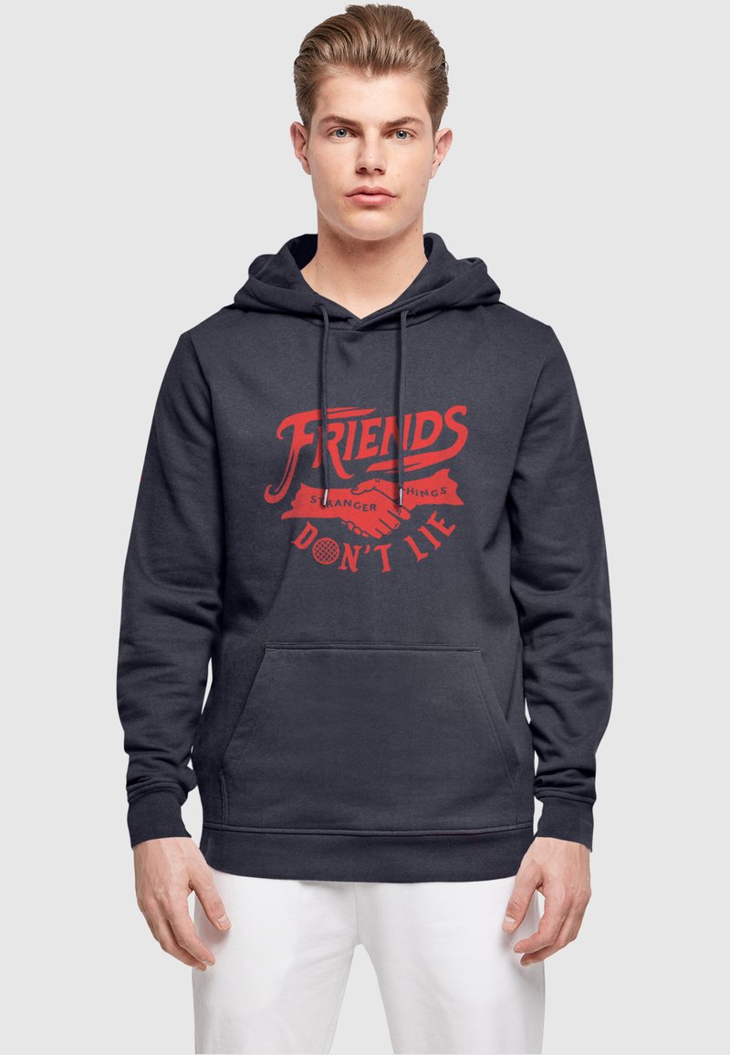 ABSOLUTE CULT STRANGER THINGS - FRIENDS DONT LIE  - Hoodie - navy