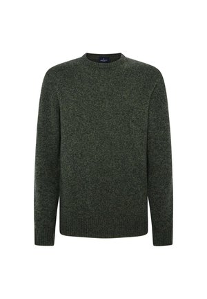 Hackett London CREW NECK - Pullover - forest night green