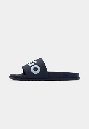 HUGO MATCH IT UNISEX - Pool slides - dark blue