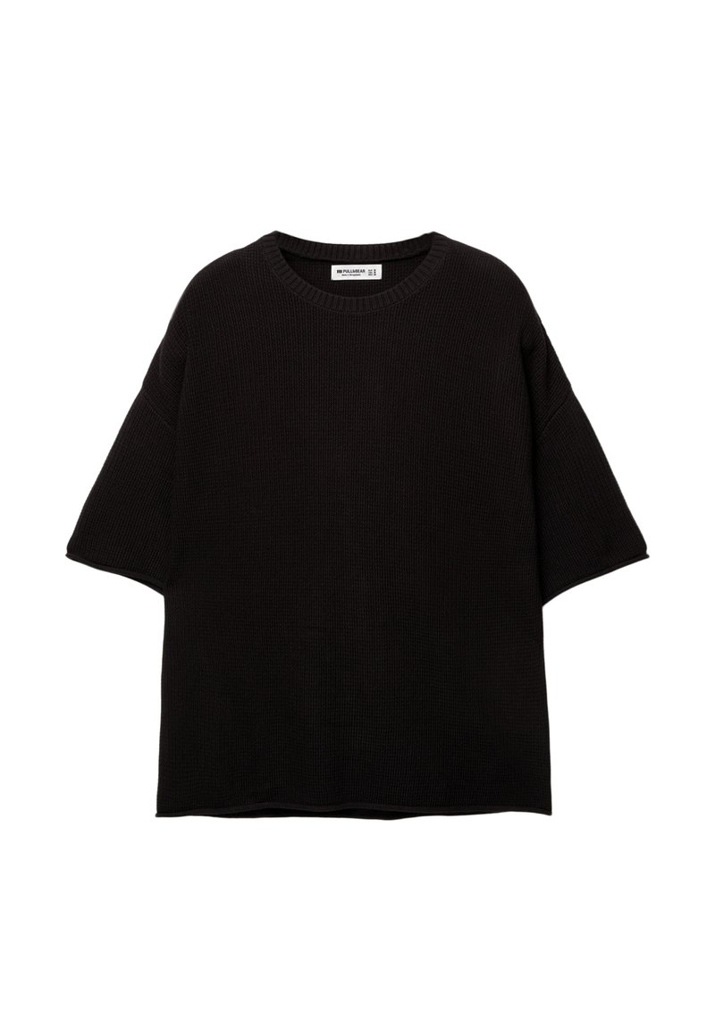 PULL&BEAR T-shirt basic zwart