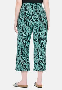 Ulla Popken CULOTTE DSCHUNGEL ELASTIKBUND - Kalhoty - black