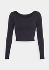 EVER INFUSED ALOE CROP - Nattøj trøjer - black