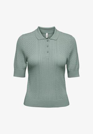 ONLY, ROLLKRAGEN ONLMEDDI - Poloshirt - jadeite