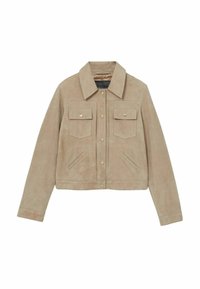 REGULAR FIT CONOR - Bőrdzseki - neutral