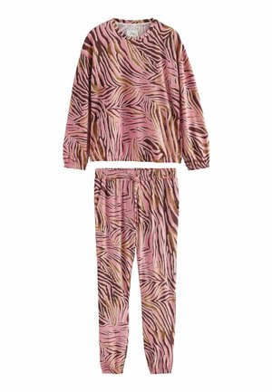 LONG SLEEVE - REGULAR FIT SET - Nattplagg set - pink zebra