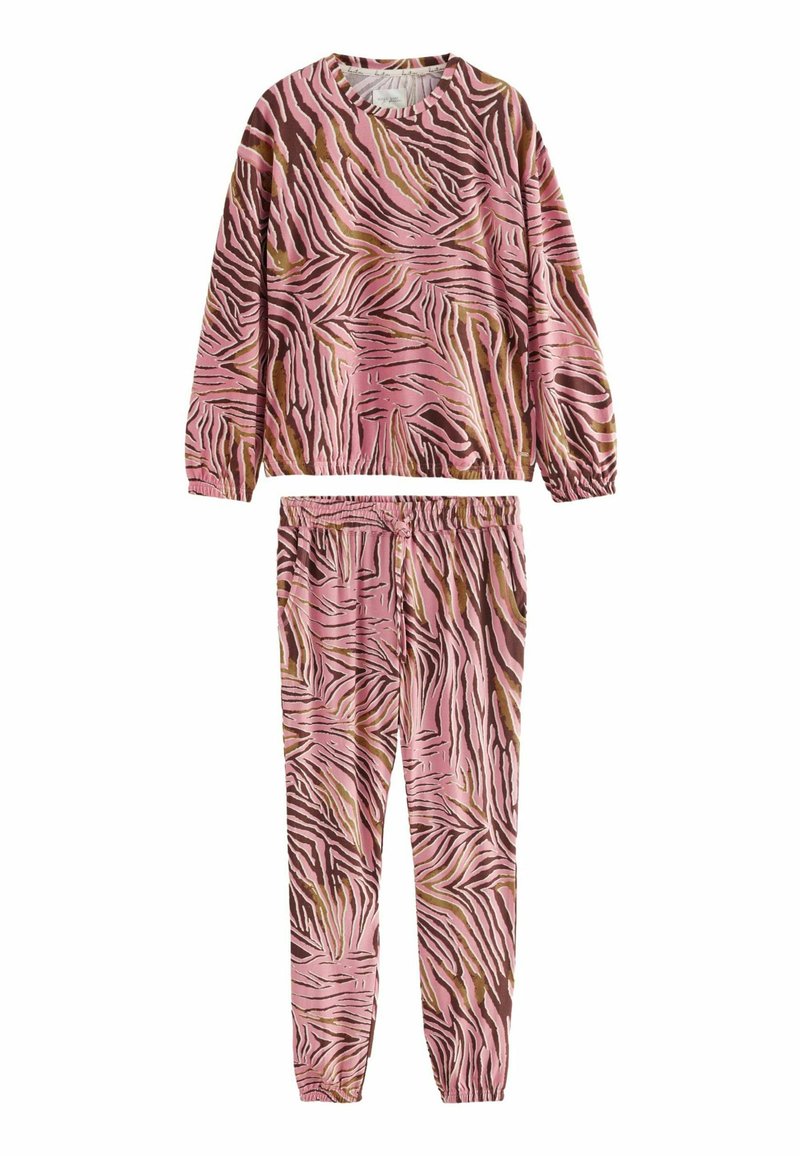 Next LONG SLEEVE - REGULAR FIT SET - Set lenjerie de noapte - pink zebra