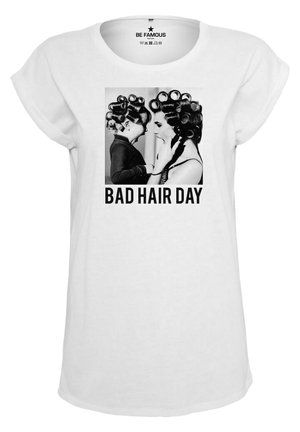 CLASSIC ROLL UP  BADHA - Print T-shirt - white