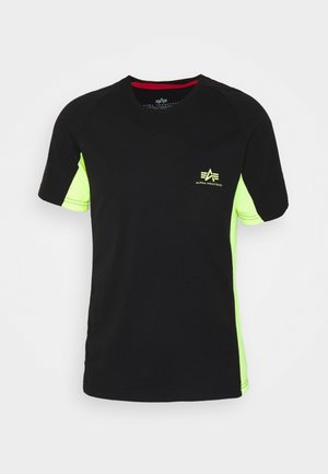 Alpha Industries Triko s potiskem - black