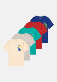 Friboo - 5 PACK - Print T-shirt - blue/red/mottled light grey Thumbnail Image 1