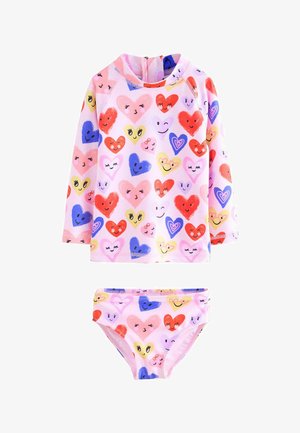 Next, REGULAR FIT - LONG SLEEVE SWIM SET - Ujumistrikoo - pink heart