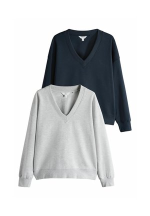 Next REGULAR FIT  - Trui - navy grey marl
