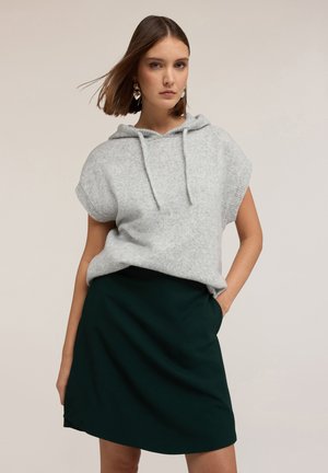 T-shirt con stampa - grigio